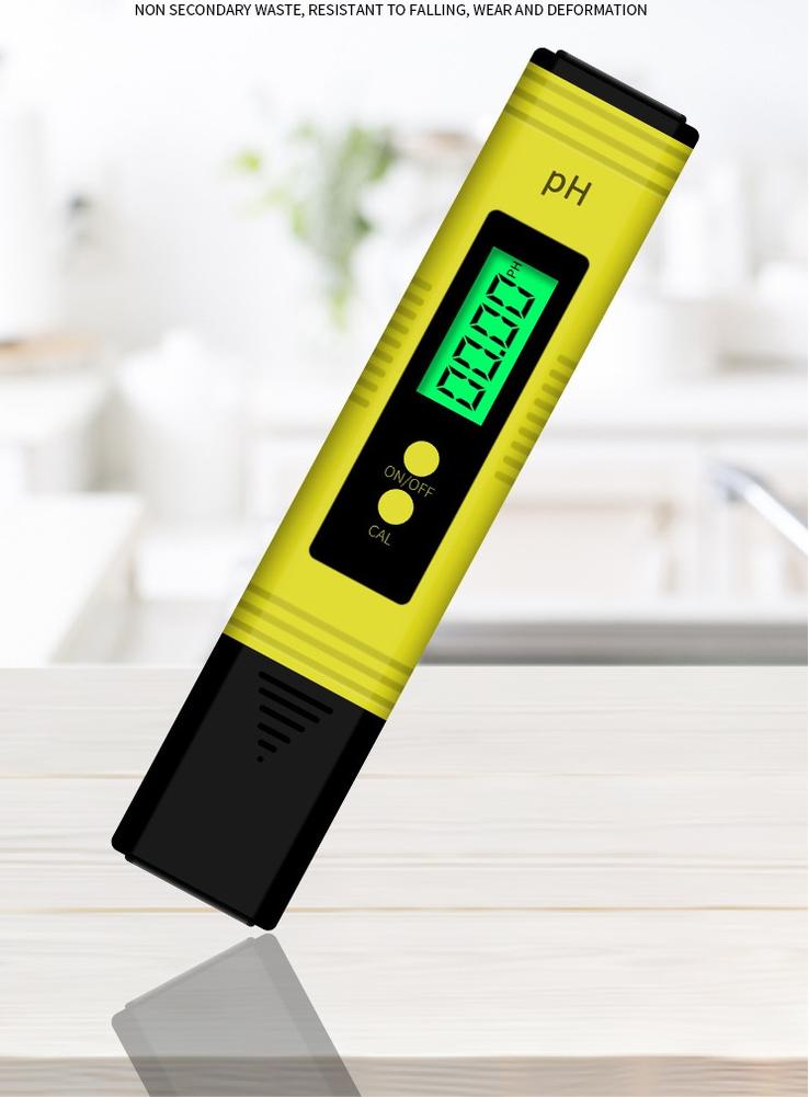 Digital PH Meter Lcd Tester With Backlight Button Portable Hydroponics Aquarium Water Pocket Test Pen