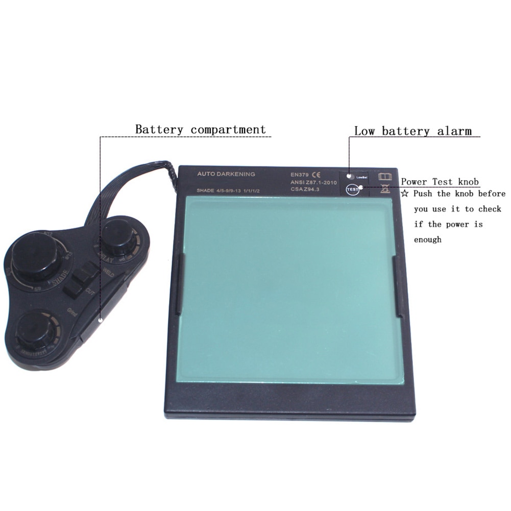 4 Arc Grinding Protecter Big View TIG MIG Welding Lens Cap Welding Auto Darkening Lens Solar Helmet