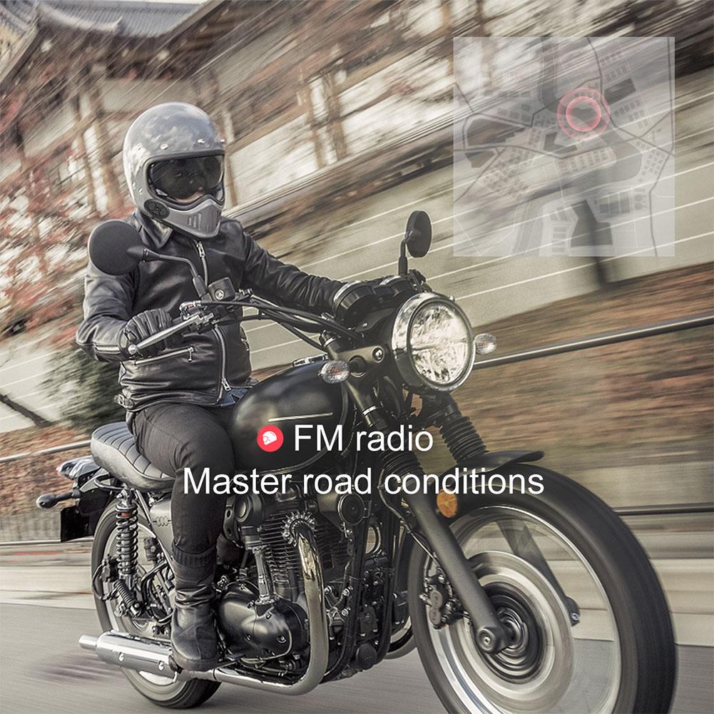 Motorcycle Helmet Headset Bluetooth Waterproof Hands Free Sports Headphone