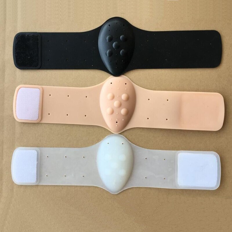 Ushine silikone fodbuepude flad fod ortopædisk indersål fodbandage bandage fodstøtte halv yard buepude mand kvinde indersål