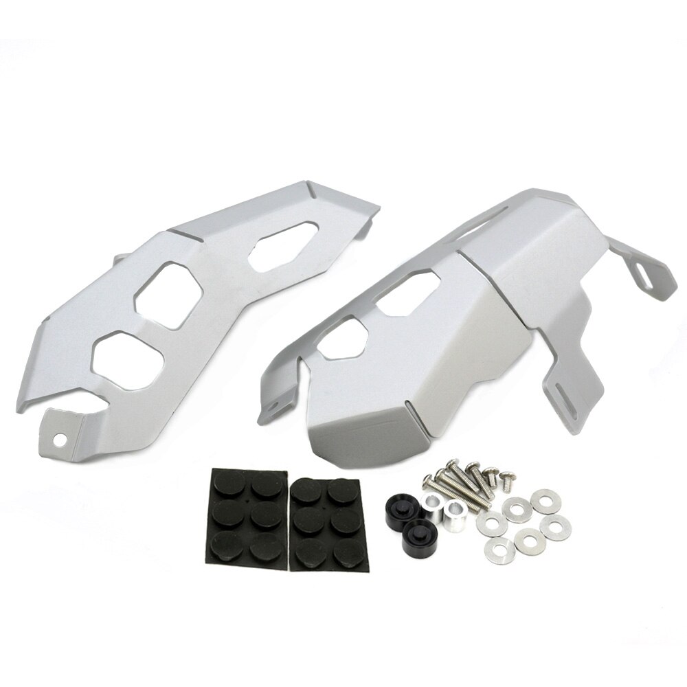 Voor Bmw R1200GS Cilinderkop Guards Protector Cover Voor Bmw R 1200 Gs Adventure Na Markt: Zilver