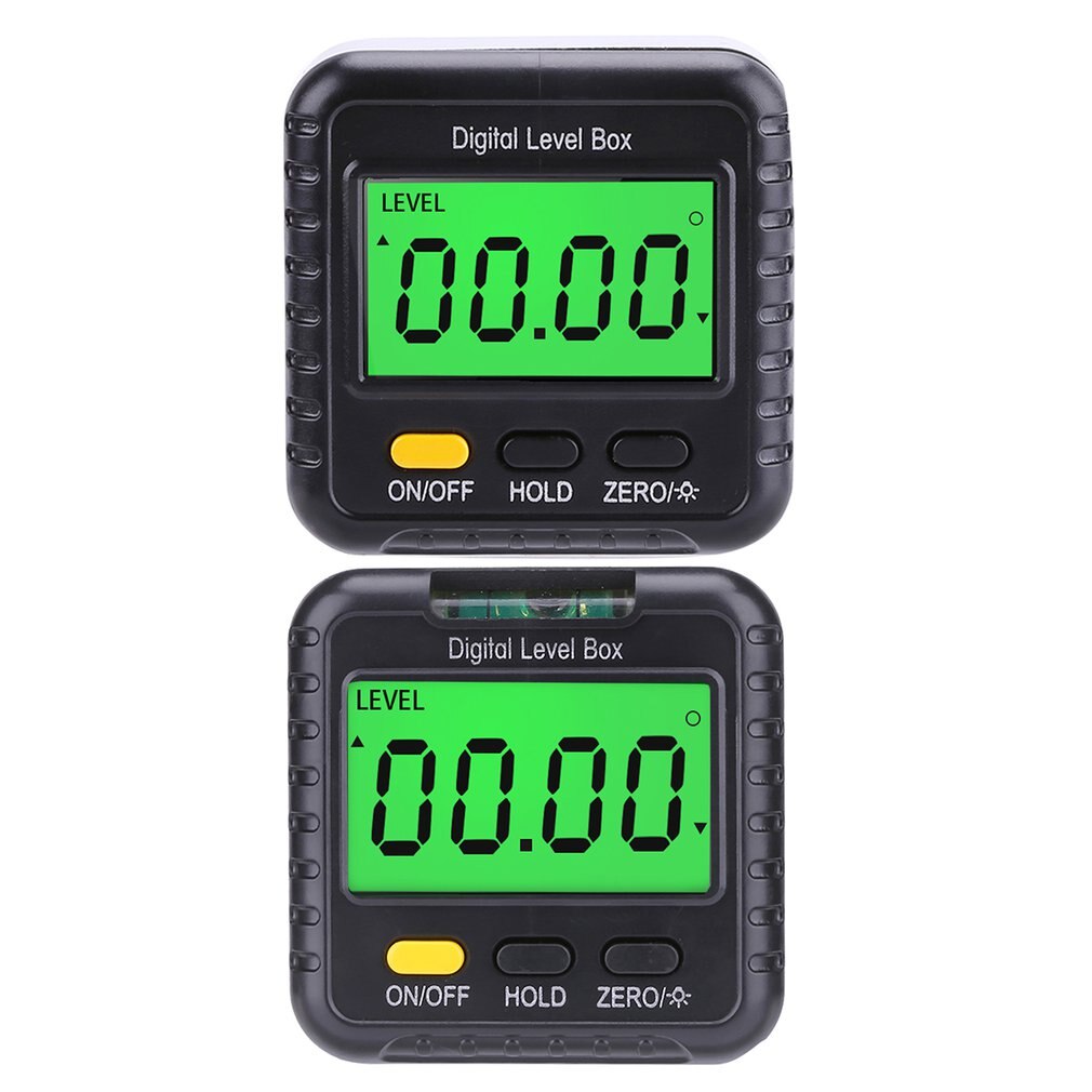 360 Degree Multifunctional Digital Protractor Inclinometer Level Meter Level Ruler Angle Ruler Angle Gauge Inclination Box