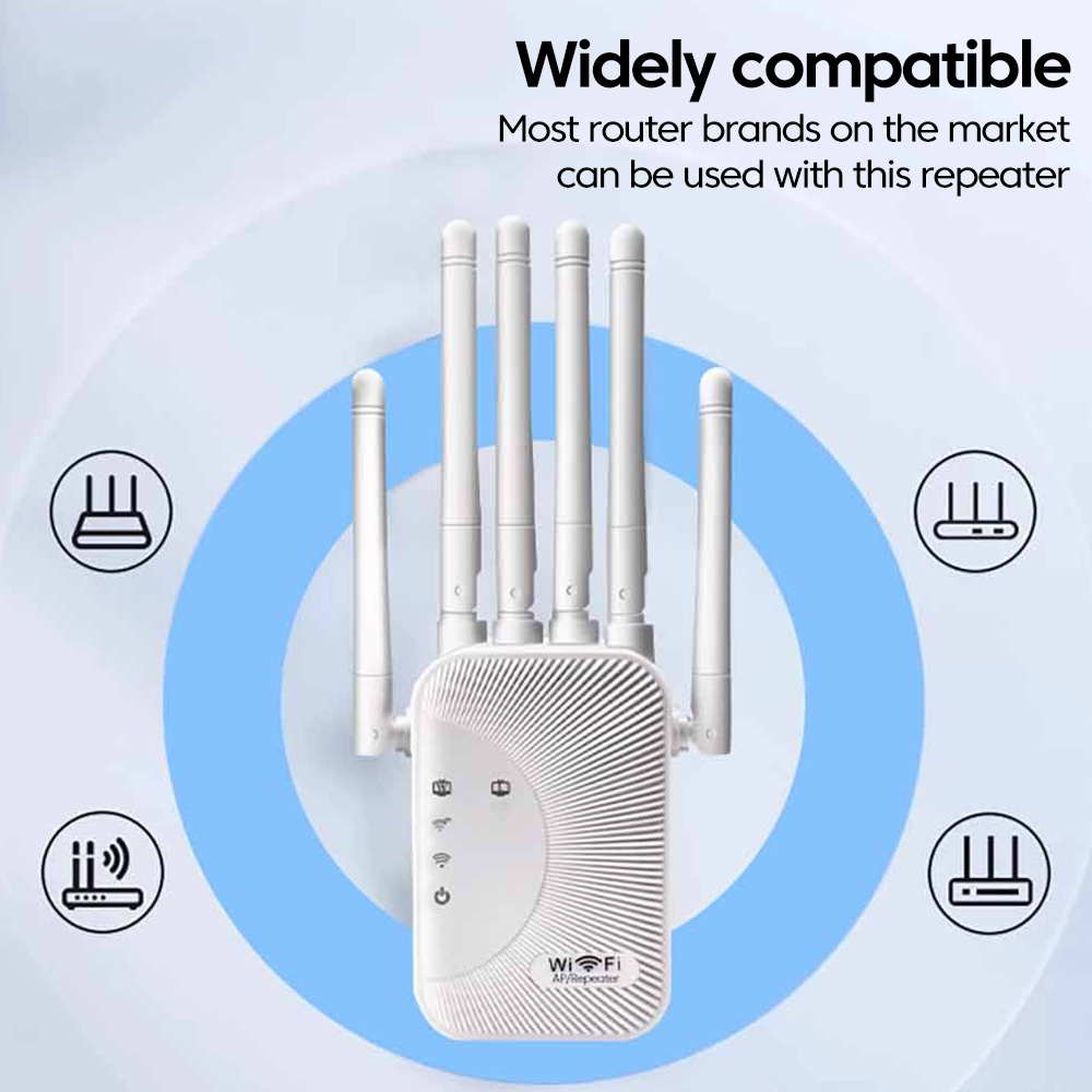 300 Mbps Wireless WiFi Repeater 2,4G Signal Router 6 Antenne Netzwerk Verstärker Repeater WiFi Signal Abdeckung Extender Reichweite WIFI Boo