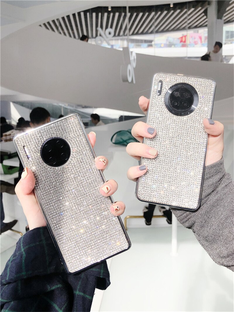 Voor Huawei Mate 30 Mate30 Pro Glitter Star Case Voor Huawei P40 Pro Case Siliconen Transparante Funda Voor Huawei P40 cover Luxe