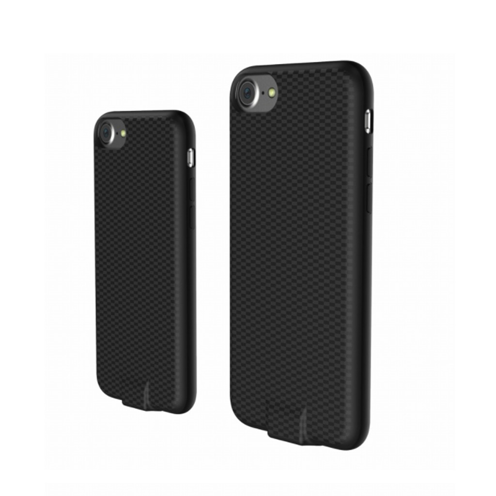 Funda con receptor QI para iphone 7 7Plus, cargador inalámbrico, carcasa ultrafina y antideslizante, Simple