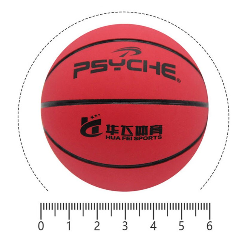 Mini Basketball Ball 6cm Rubber Bounce Ball Small Size Soccer Collection Decor Ball for Agility Training Fitness Muscle Release