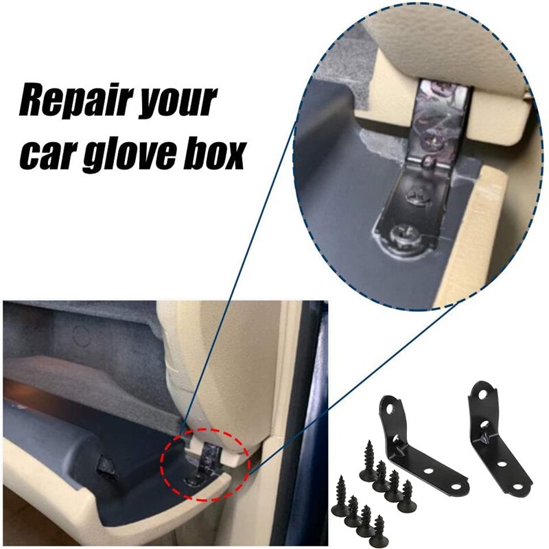 Juego de reparación de cajas de guantes, repuesto DIY para-A4 B6 B7 S4 RS4 8E 8E1880302B