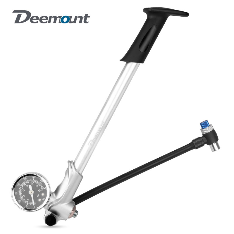 400 psi Hochdruck-Luftpumpe mit Manometer für Vorderradgabel, Stoßdämpfer, MTB, Fahrrad, Presta, Schrader, Ventil, Inflator, drehbarer Schlauch