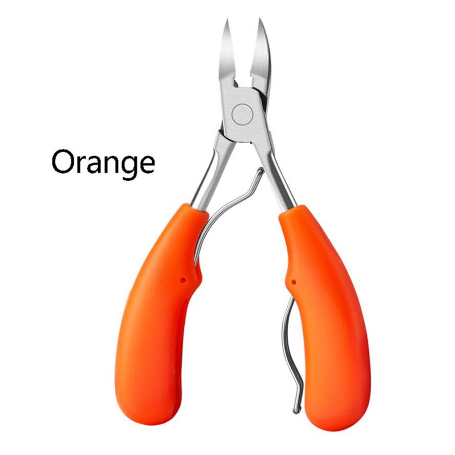 Cortauñas para dedos de los pies, cortauñas de corrección de uñas, cortaúñas, piel muerta, removedor de suciedad, herramienta de cuidado de pedicura pody 30, 1 ud.: Naranja