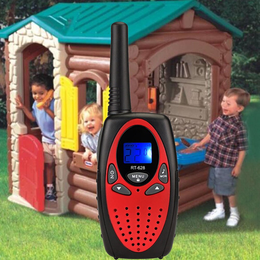 1 par al azar Color chico s Walkie talkie Larga Distancia 3KM 2 vías Radio 8 canales Walky Talky cumpleaños presenta para chico #20