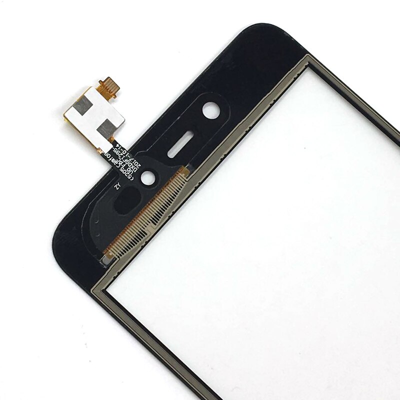 De superior para BQ huelga de 5211 ) capacitiva Digitalizador de pantalla táctil vidrio frontal de repuesto de pantalla táctil con 3m etiqueta