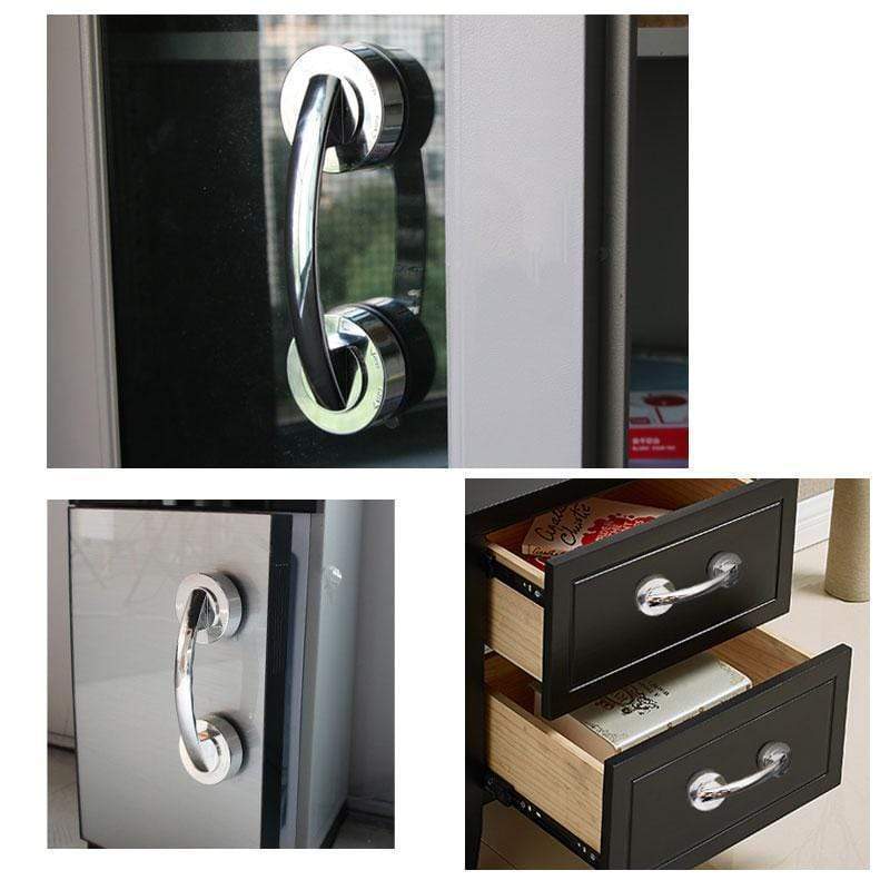 Powerful Suction Cup Handle Safe-Grip Bathroom Suction-Cup Shower-Handle Refrigerator-Handrail No-Drilling with Safe-Grip Shower