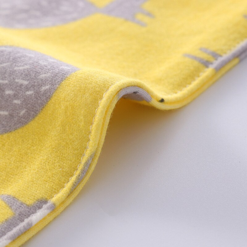 5 Stks/partij Slabbers Driehoek Dubbele Katoen Slabbetjes Cartoon Print Speeksel Handdoek Baby Jongens Meisjes Voeden Schort Katoen Bandana Slabbetjes