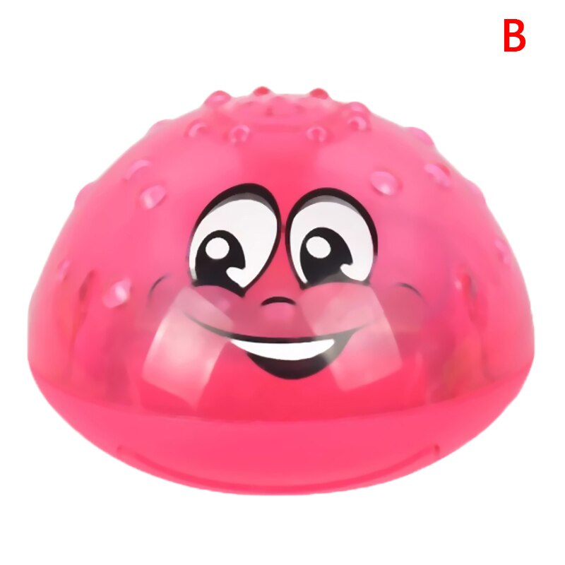 Morsomme spædbørn legetøj baby elektrisk induktion sprinklerbold med lys musik: B