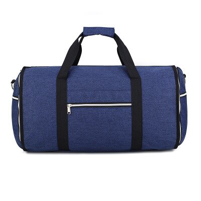 50l multi-função em camadas saco de ginásio para homem mulher sapatos compartimento transportar bolsa de ombro sacos de viagem mochila: blue