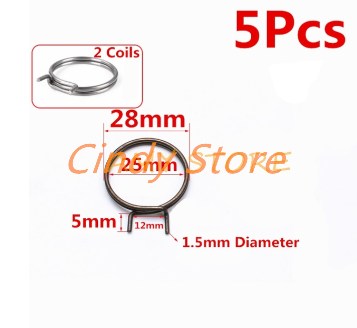 5Pcs Door Handle Springs Internal Door Lever Knob Latch Replacement Coil Torsion Spring for Repairing