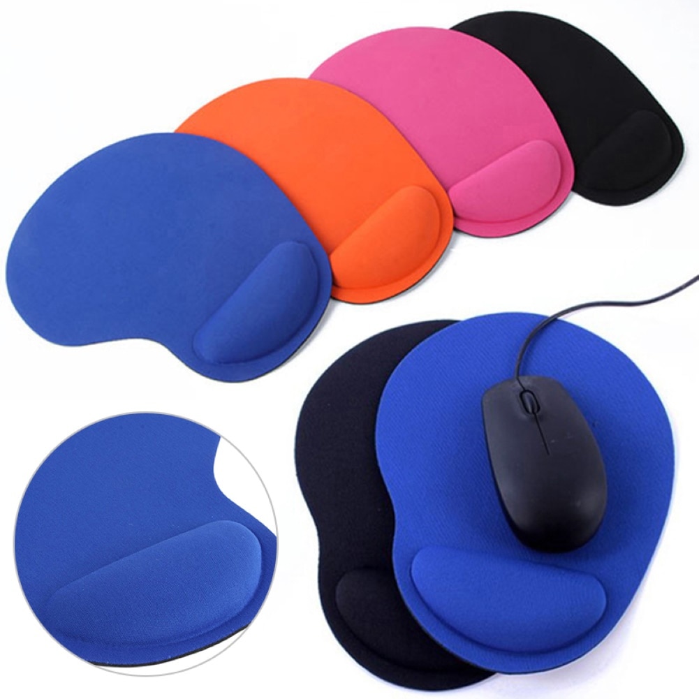 Home Office Solid Color Anti-Slip Gaming Mouse Pad Mice Mat with Wrist Support Keyboards Mouse Pads