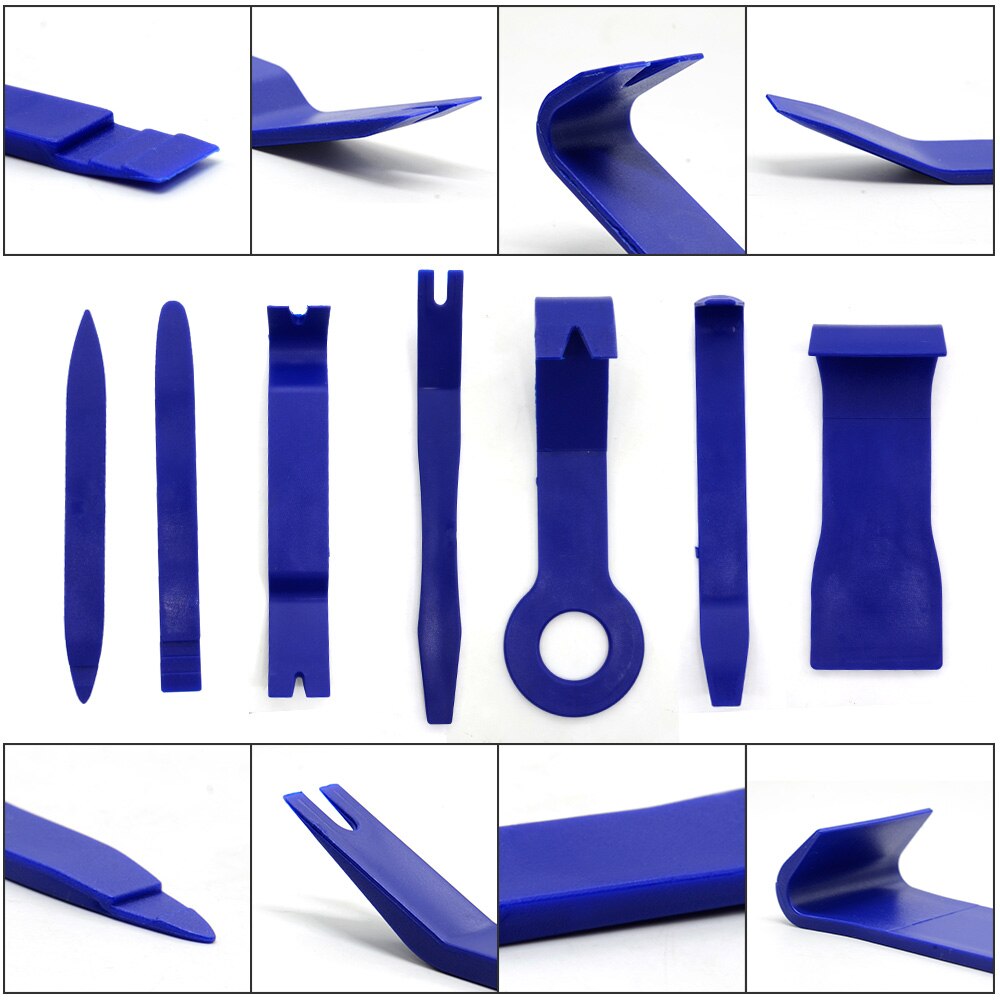 4 Stuks Auto Radio Paneel Deur Clip Panel Trim Dash Audio Removal Kit Reparatie Hand Pry Tool Accessoires: Oranje