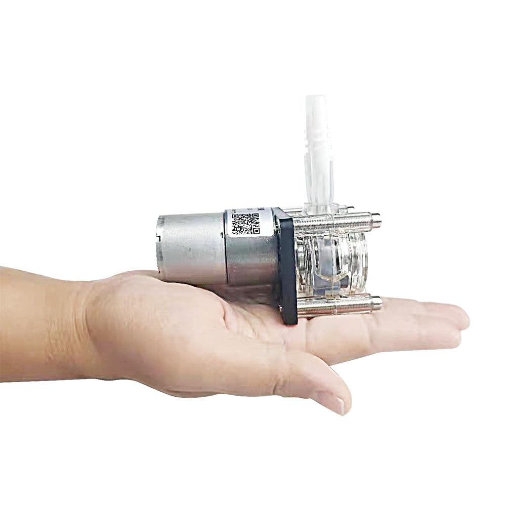 12v/24v DC Large Flow Dosing Pump Peristaltic Pump for Vacuum Aquarium Lab Analytical(304 stainless steel roller)