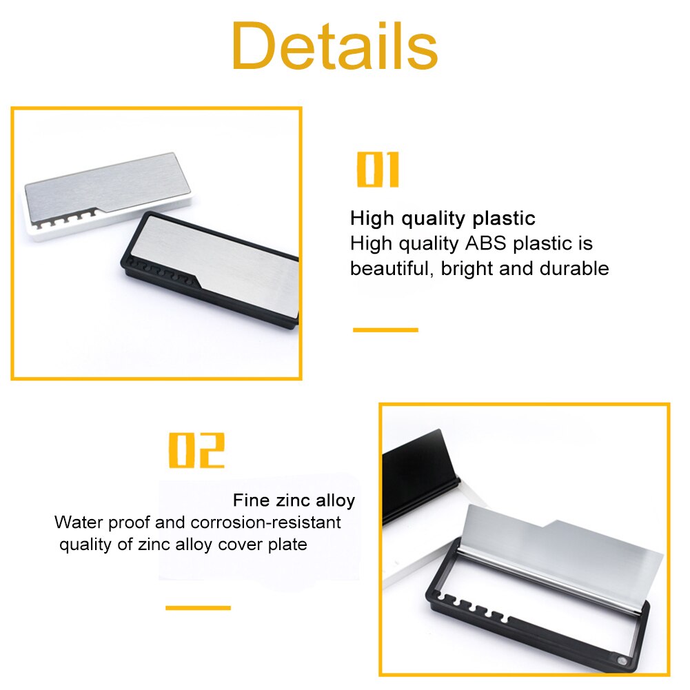 Rectangular Home Office Wire Box Portable Aluminum Alloy Durable Hotels Waterproof Desktop Computer Desk Multifunction Furniture