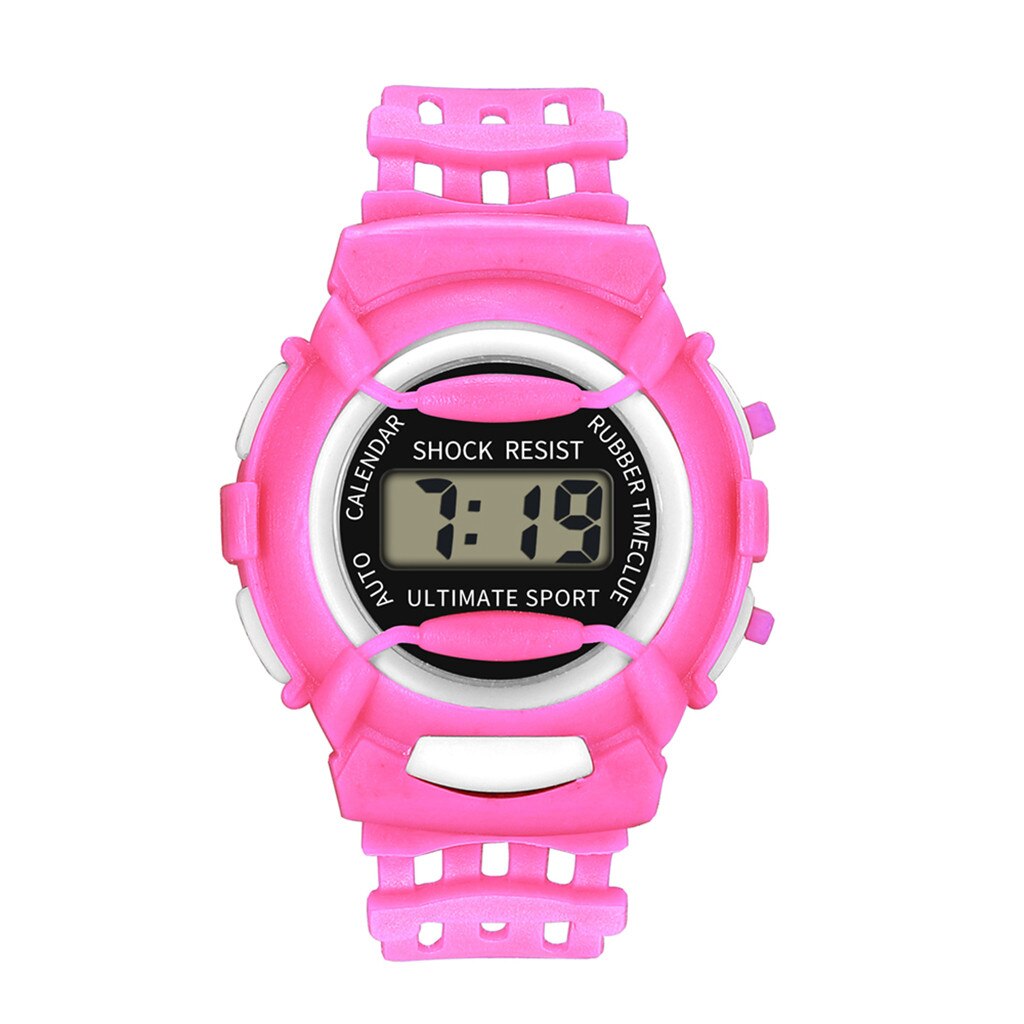 Kinderen Kijken Jongens Meisjes Led Digitale Sport Horloges Waterdichte Plastic Kids Alarm Datum Casual Horloge Selecteren Voor Kids