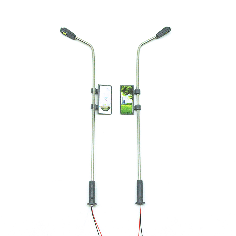 20 Pcs N Schaal Modelspoor Verlichting Voor Building Road Architectonische Landschap Trein Lamp Straat Zand Tafel Diorama Layout Metalen