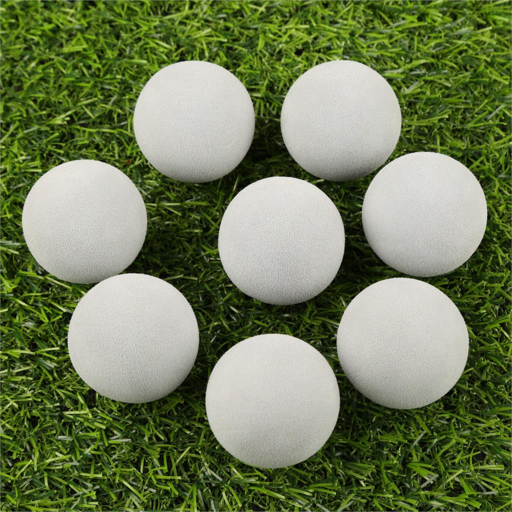 20 stk / taske golfbolde eva skum bløde svampe bolde til golf / tennis træning ensfarvet til udendørs golf træningsbolde: Mørkegrå