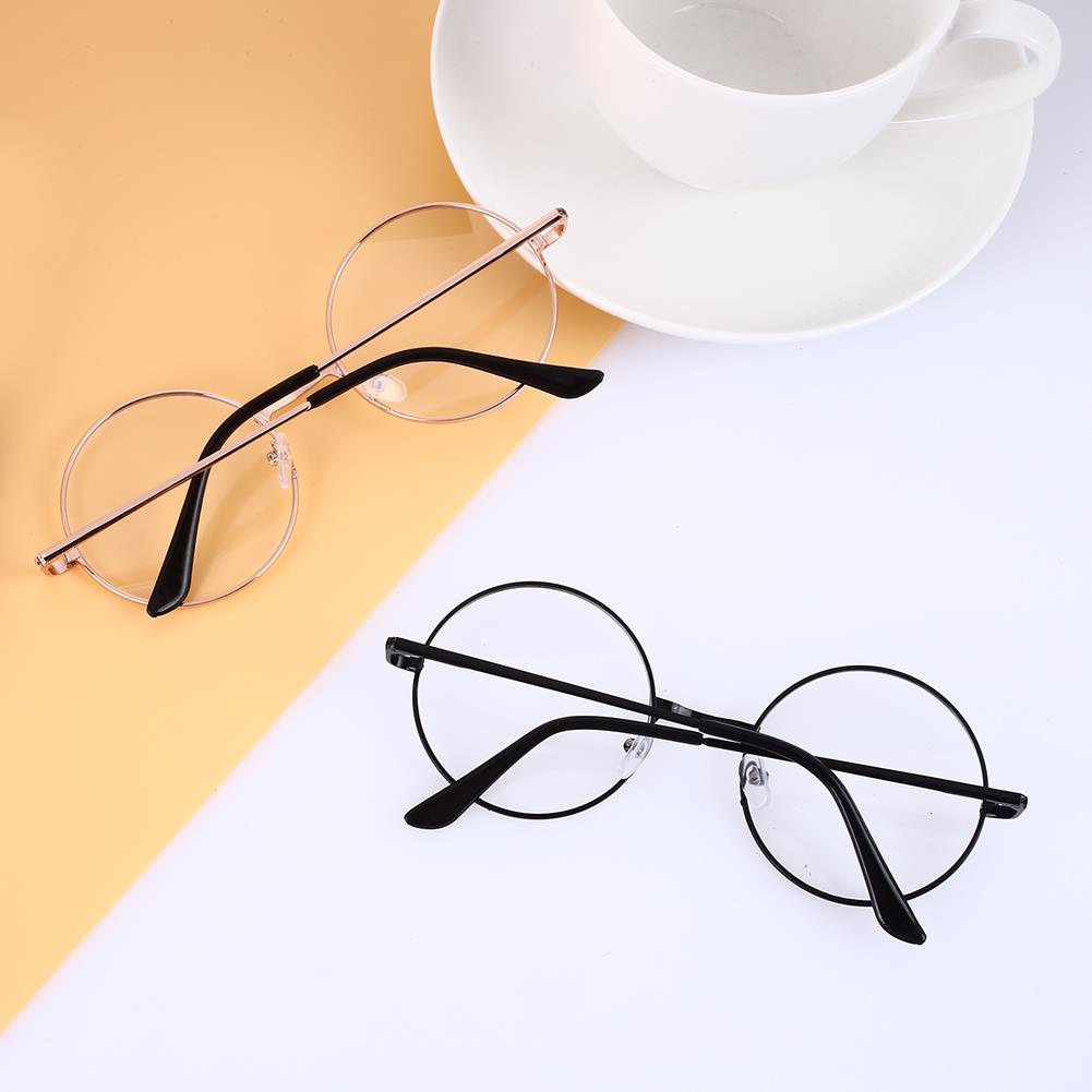 Round Circle Metal Frame Eyeglasses Original Clear Lens Eye Glasses Men