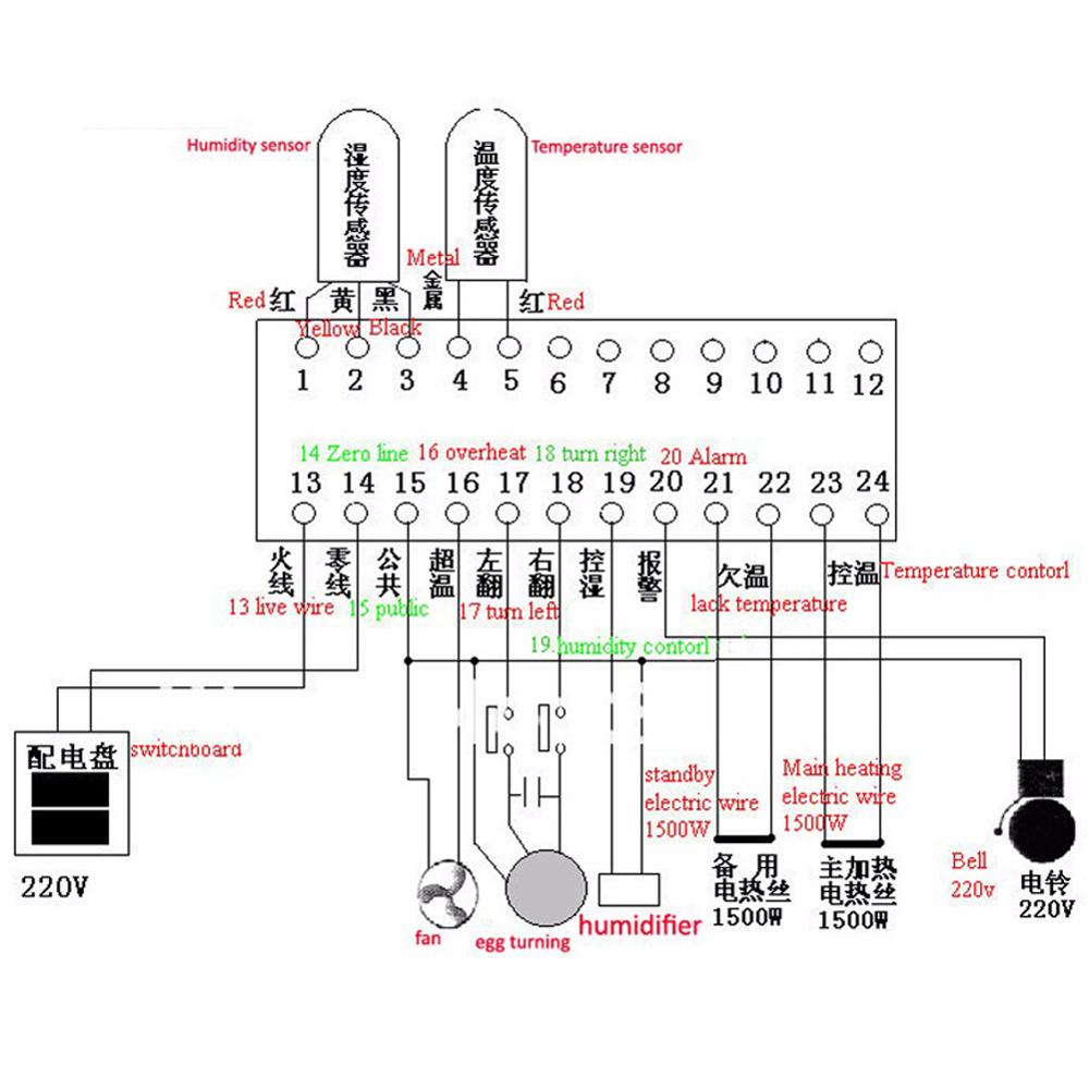 110V/220V XM-18 Incubator Controller Multifunctional Automatic Temperature and Humidity Controling Thermostat