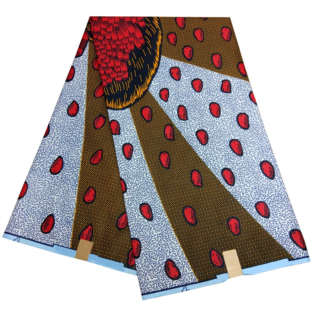 Latest African Wax Prints Fabric Ankara Wax Pine Cone Print Fabric: Default Title