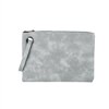 Coofit-Bolso de mano de cuero liso para mujer, cartera de mano femenina, de noche, de estilo Retro, sencillo, a la: Grey