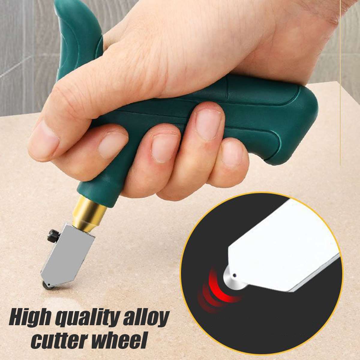 Doersupp Hoge Sterkte Glassnijder Tegel Handheld Multifunctionele Draagbare Opener Thuis Glassnijder Diamant Snijden Handgereedschap