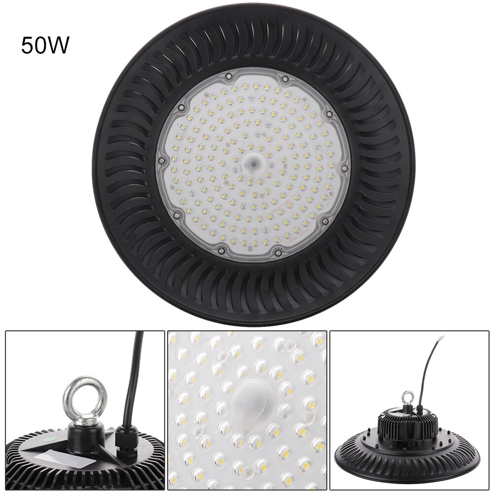 Éclairage Commercial industriel de baie de lumière du jour de l'appareil 14000lm 200 k 50-6500 w lumière LED haute baie pour l'atelier d'entrepôt