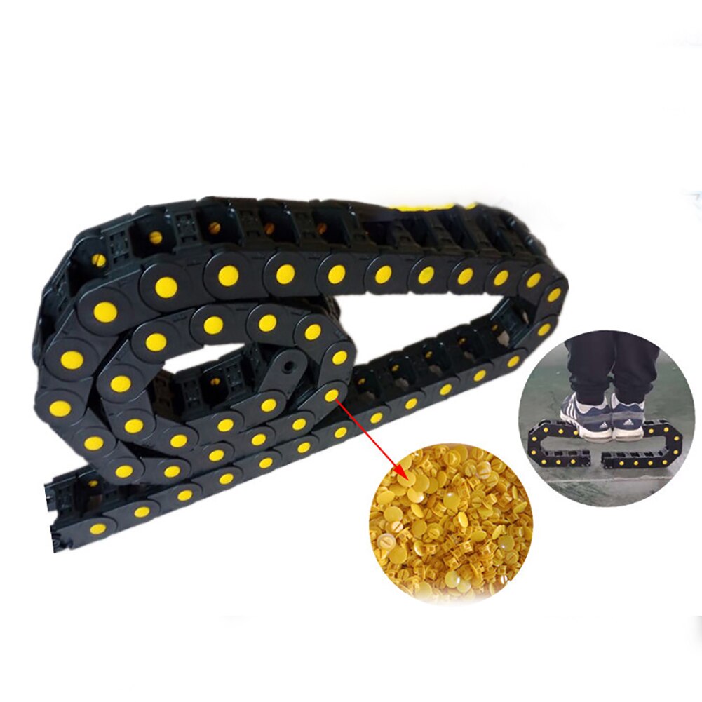 1M Hoge Treksterkte Versterkt Installeren Genest 3D Printer Onderdelen Professionele Nylon Draad Carrier Praktische Drag Chain Cable