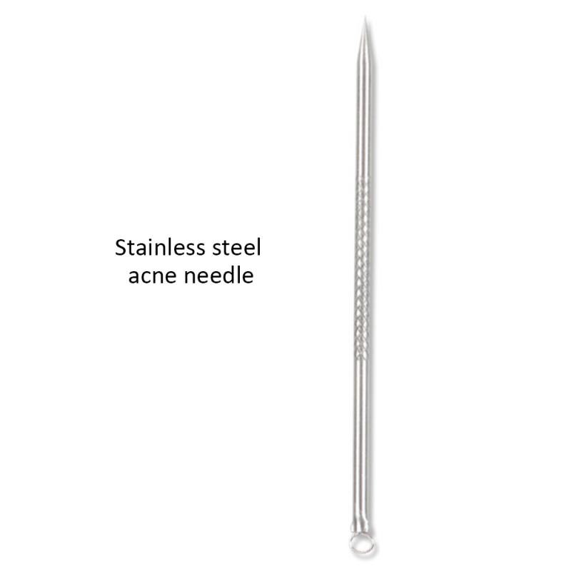 Roestvrijstalen mee-eter verwijderaar acne clip poriënreiniger gezichtsreinigingstool mee-eter en puistjes verwijderaar huidverzorgingstool: 10