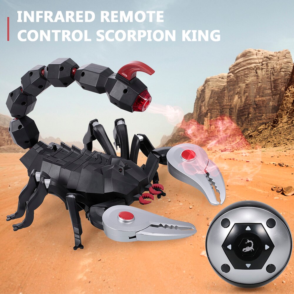 RC Animal Scorpion FK503 Remote Control Realistic Infrared Dark with Sounds Flashing Eyes Toys