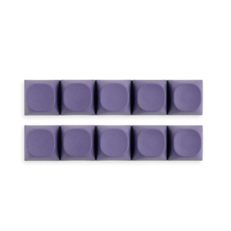 PBT Keycaps Set, Thick PBT No Printing Keycaps for Mechanical Keyboard (10Pcs/Set) - Only Keycaps, Not the Keyboard: PL