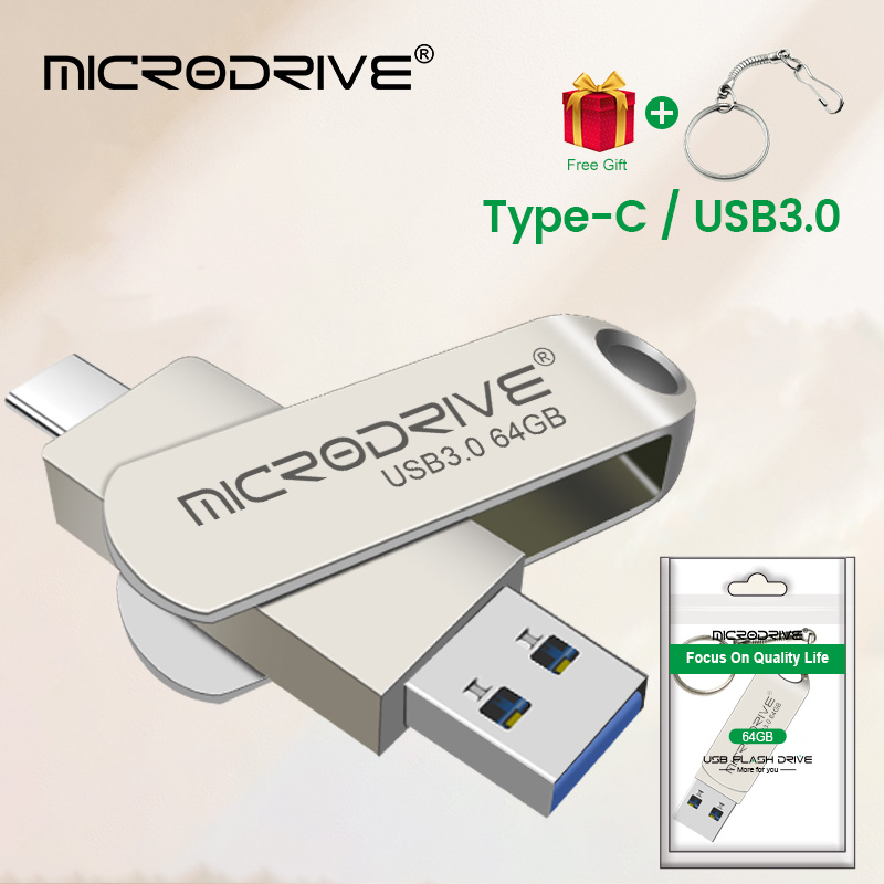 Type c usb 3.0 Pendrive 64GB 128GB 256GB USB memory Stick USB 3.0 Flash Drive Usb Флешка for Photographer