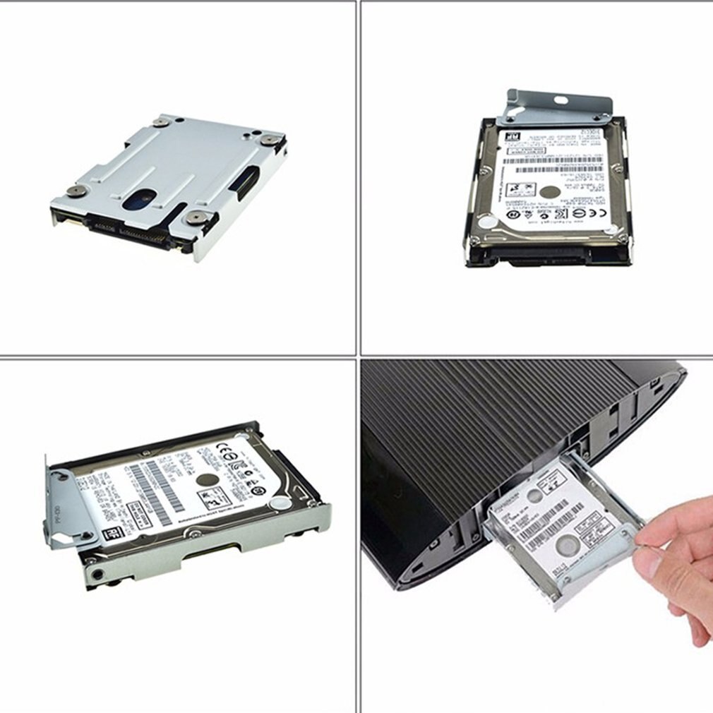 160GB Hard Disk Drive For Sony-PS3/PS4/Pro/SLlM 2.5" Hard Disk Drive + Mounting Bracket SUPER-SLlM Game Machine Hard Disk Silver