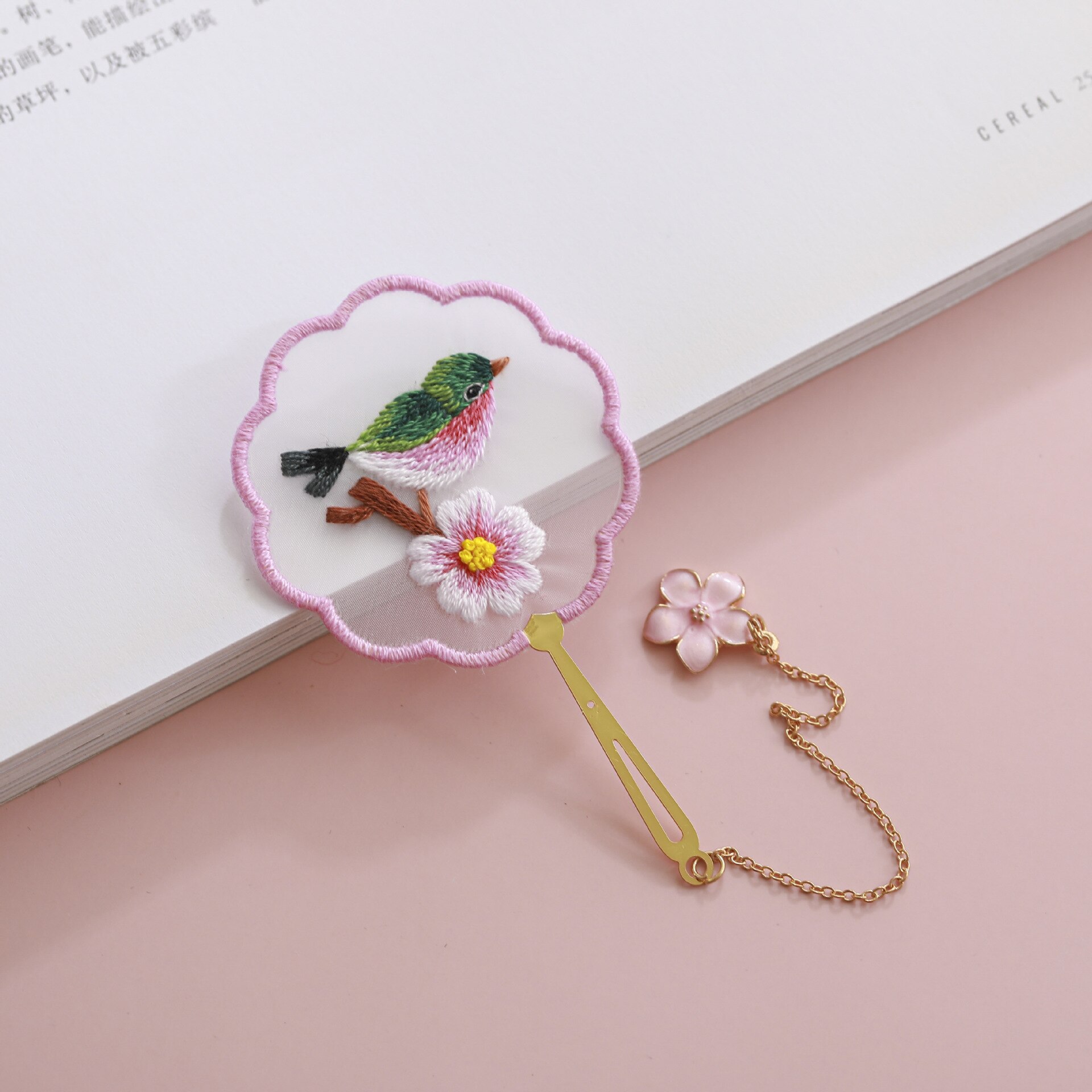 Chinese DIY Panda Embroidery Kit of Bookmark Handmade Needlework Cross Stitch Sewing Craft Unfinished Kit Home Decor: 1