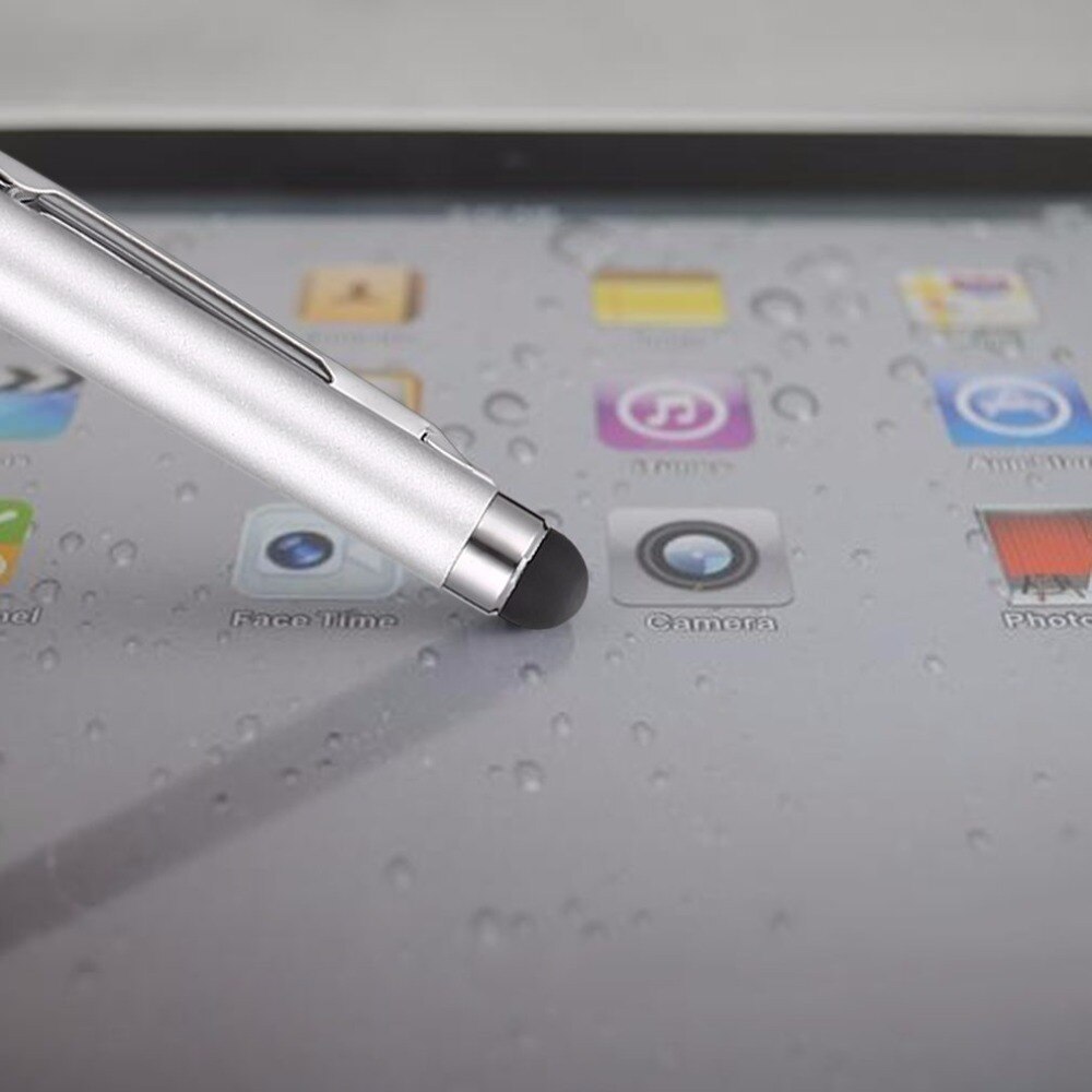 LESHP 2 in1 stylet à écran tactile capacitif et stylo à bille pour iPad 2 3 pour iPhone 4 4S