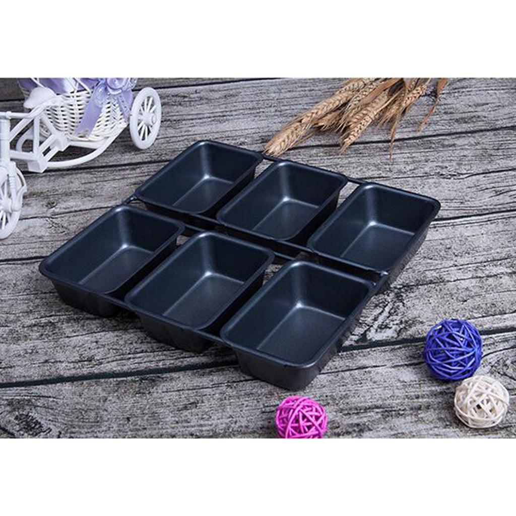 Bread Pans for Baking Mini 6 Cavities Kitchen Sweet Sweet Breads Pastry Cake for Home Kitchen Cafe Shop Use