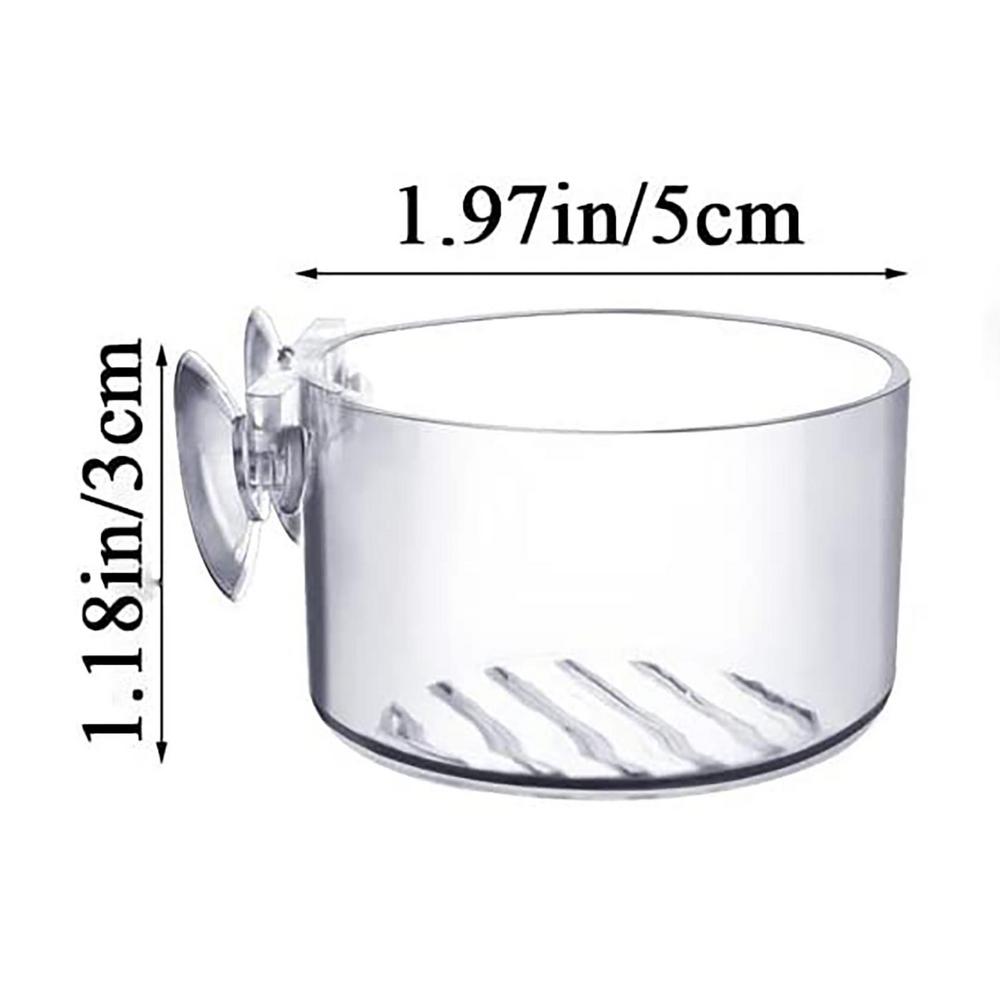 Aquarium Dekoration hängen Aquarium Kristall Acrylglas Blumentopf Polka Wasser Pflanz zylinder Tasse Fütterung Wasser Topf: verrotten