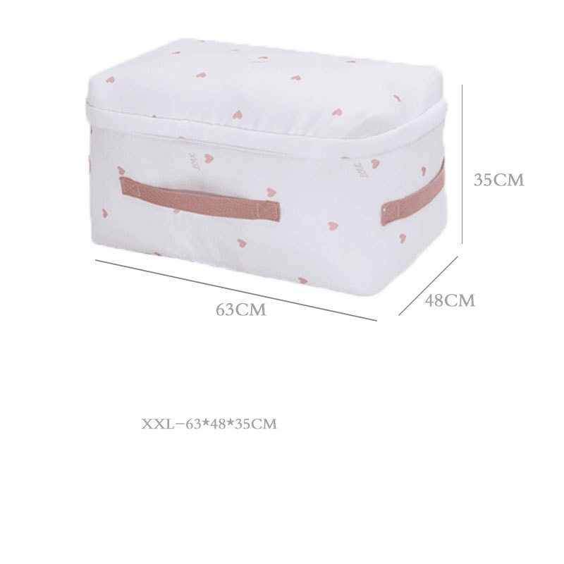 Koreański styl ubrania kołdry organizator tkanina Oxford ubrania składowanie pościeli torba szafa organizator kostka na poduszki kołdra koce: white XXL