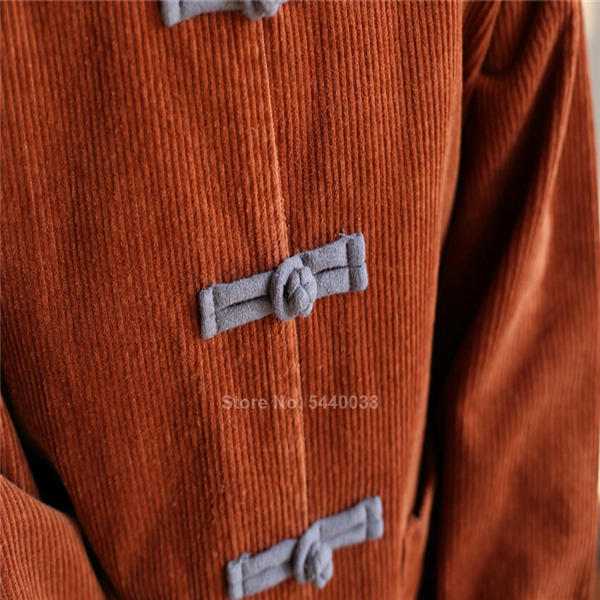 Leinenweste Herren Vintage - Chinesischer Retro Cardigan Baumwolle