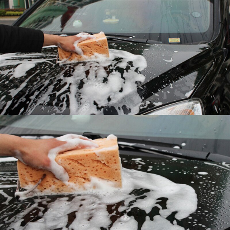 Herbruikbare Auto Vehicle Care Wasborstel Spons Auto Window Cleaning Tool