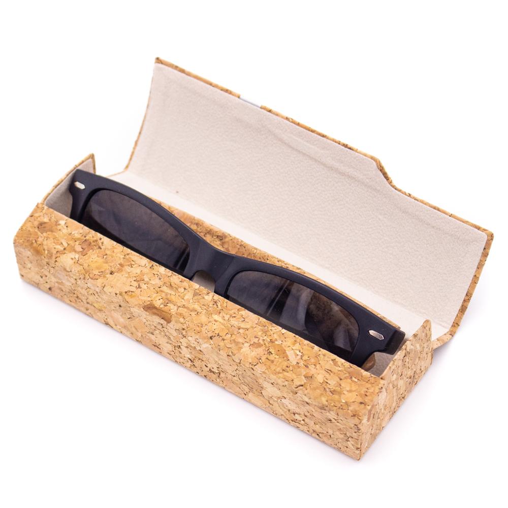 Patroon kurk hard case voor bril leesbril case L-506