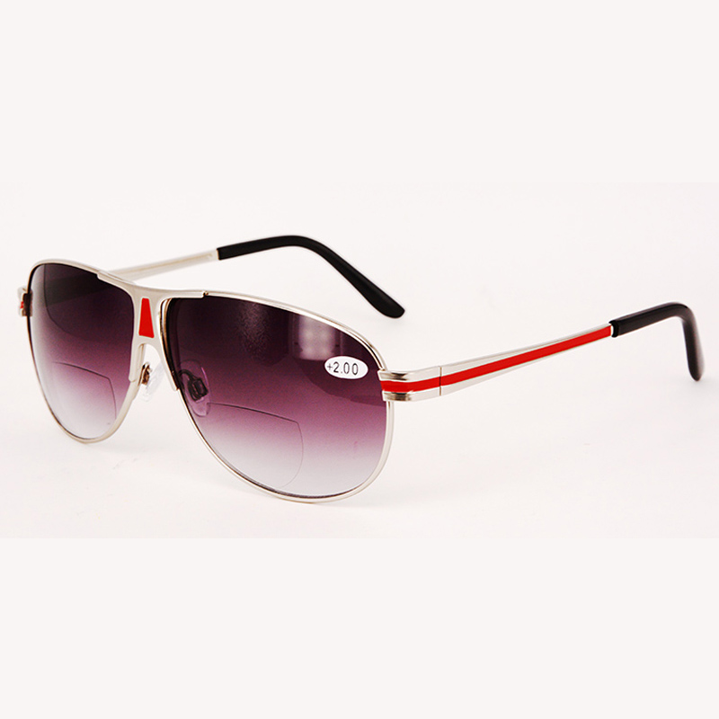 Geheugen Titanium Bifocale Zon Leesbril Unisex Mode Anti-Blauw Licht Outdoor Schaduw De Zon Sport Presbyopie Eyewear 1.5