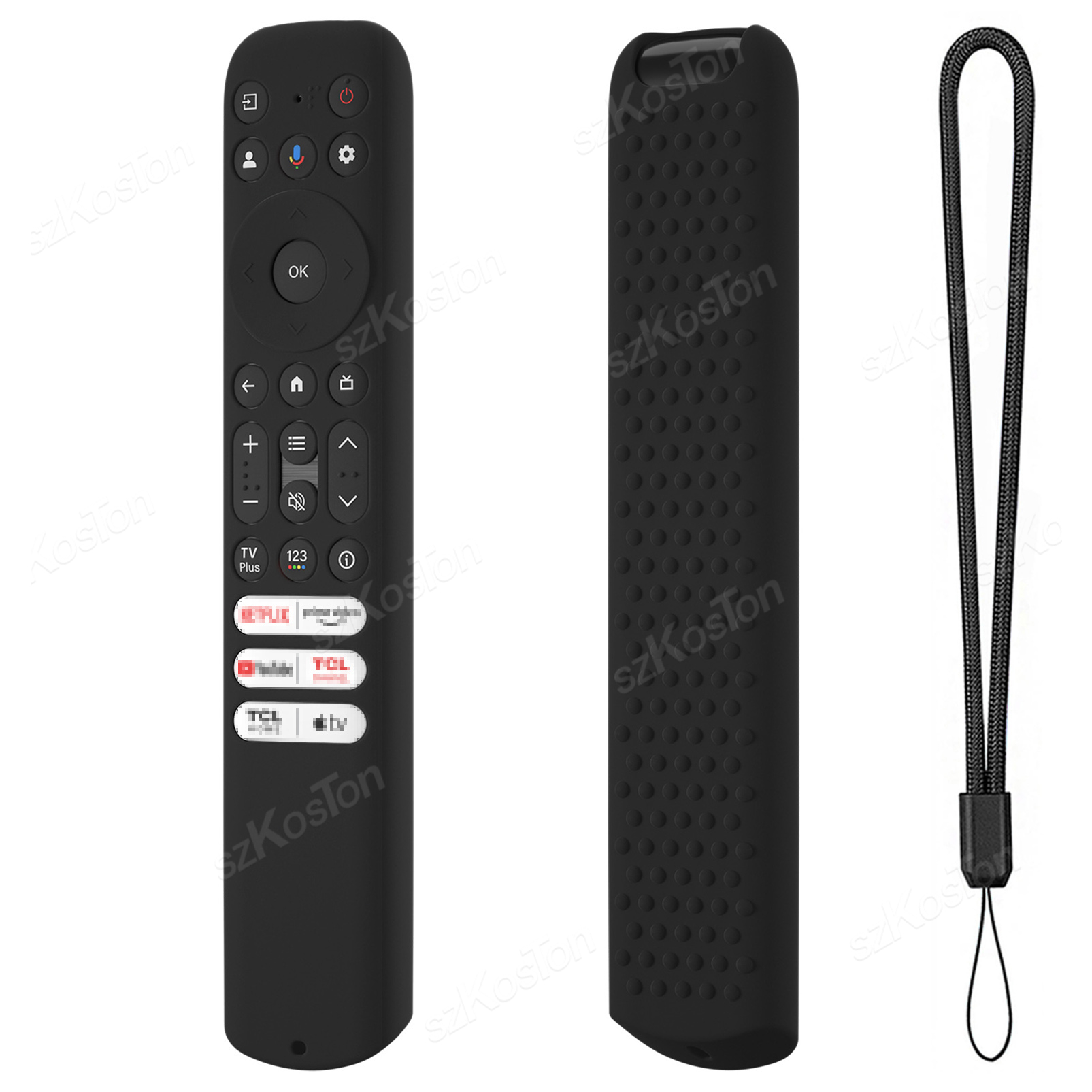 Silicone TV Remote Case for Smart TV TCL Control Protection Cover for RC813 RC923 FMB3/RC902V FMR1 FMR4 FMR5 Remote