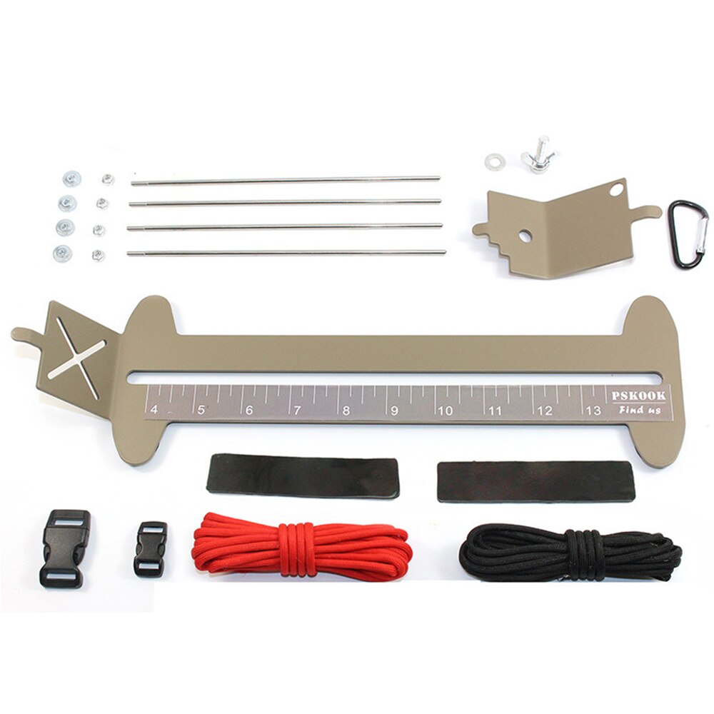 Plantilla de puño de mono y Paracord para hacer pulseras, Kit de herramientas de Paracord, tejido de Metal ajustable, manualidades DIY, novedad